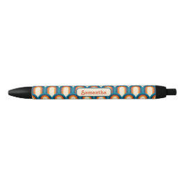 Caneta Preta Padrão de arco-íris de arco colorido personalizado