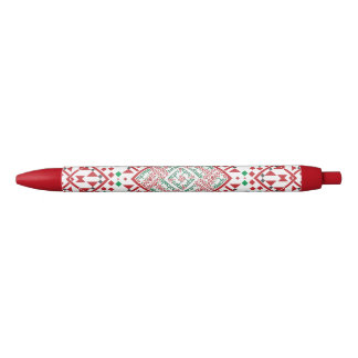 Caneta Preta Padrão de bordado tatreez da Palestina