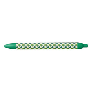Caneta Preta Padrão de Dia de Patrick
