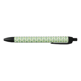Caneta Preta Padrão de Folhas, Padrão de Folhagens, Folhas Verd