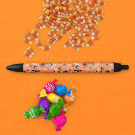 Caneta Preta Padrão de Halloween do Criança