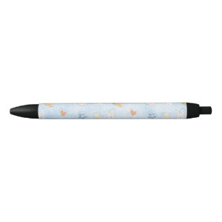 Caneta Preta Padrão de Páscoa Azul