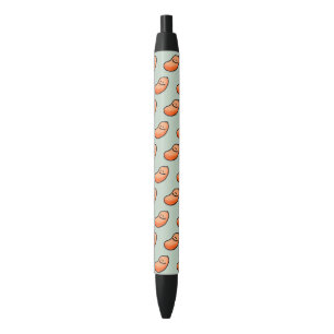 Caneta Preta Padrão Fofo de Amendoim Minimalista Kawaii Cartoon