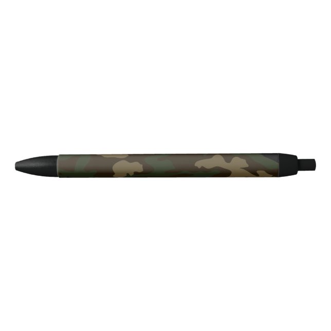 Caneta Preta padrão militar de camuflagem uniforme do exército  (Frente)