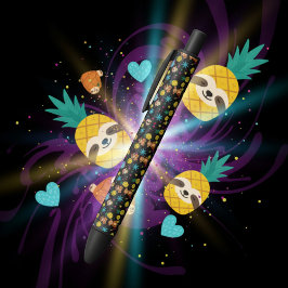 Caneta Preta Padrão Monkey Business