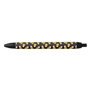 Caneta Preta Padrão Preto De Milho-De-Fundo
