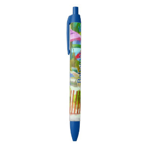 Caneta Preta Painterly Bahamas Summer Vacation Scene Beach