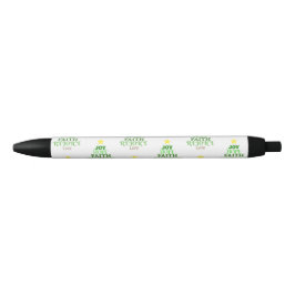 Caneta Preta Palavras de Natal Árvore de Natal