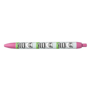 Caneta Preta Panda Kids