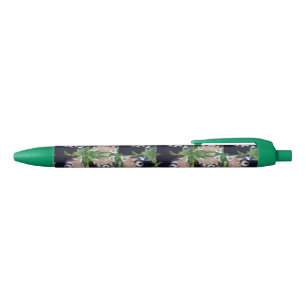 Caneta Preta Panda vermelha
