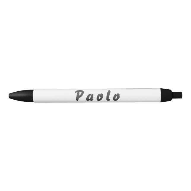 Caneta Preta Paolo Kugelschreiber (Frente)