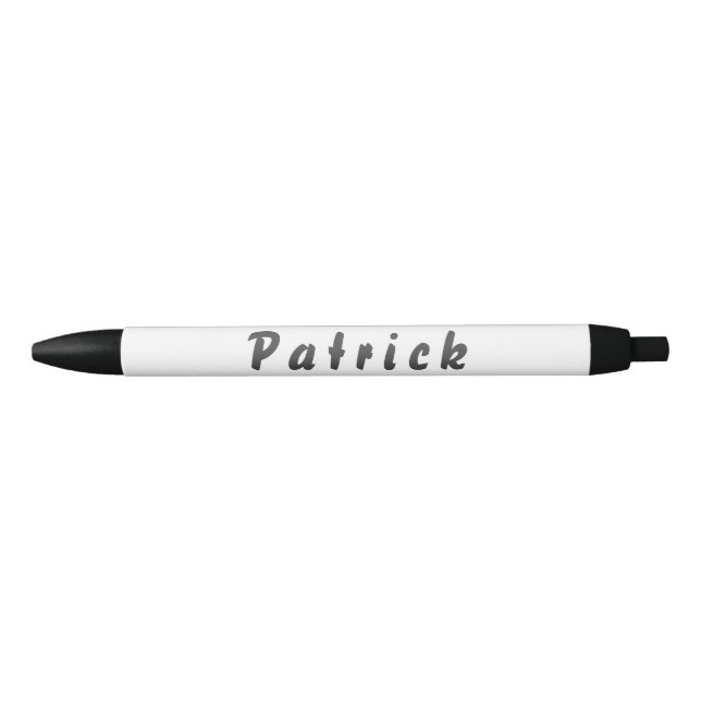 Caneta Preta Patrick Kugelschreiber (Frente)
