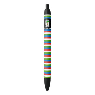 Caneta Preta Patriótico de Bandeira da Guiné Equatorial