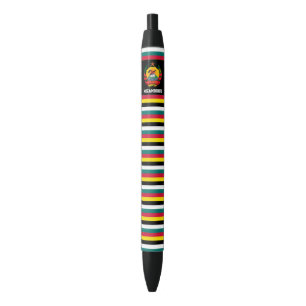 Caneta Preta Patriótico de Bandeira de Moçambique