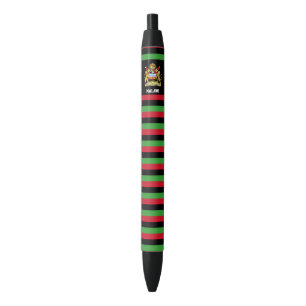 Caneta Preta Patriótico de Bandeira do Malawi