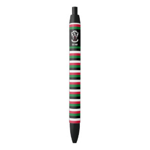 Caneta Preta Patriótico de Bandeira do Sudão