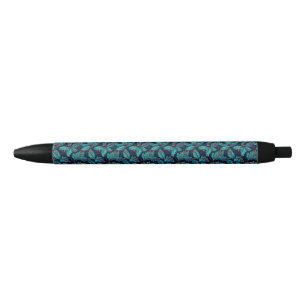 Caneta Preta Patterno do Fir de Natal- 82397