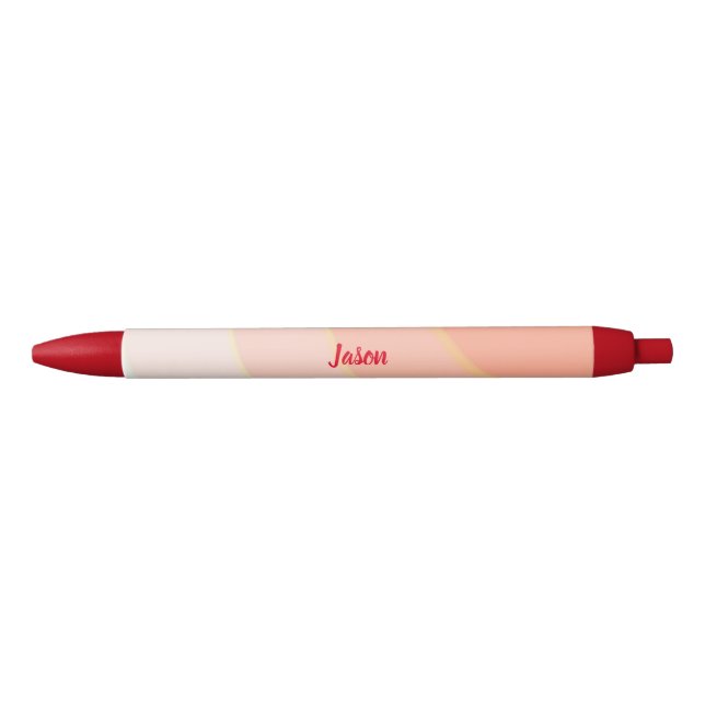 Caneta Preta Peach Circ ombre (Frente)