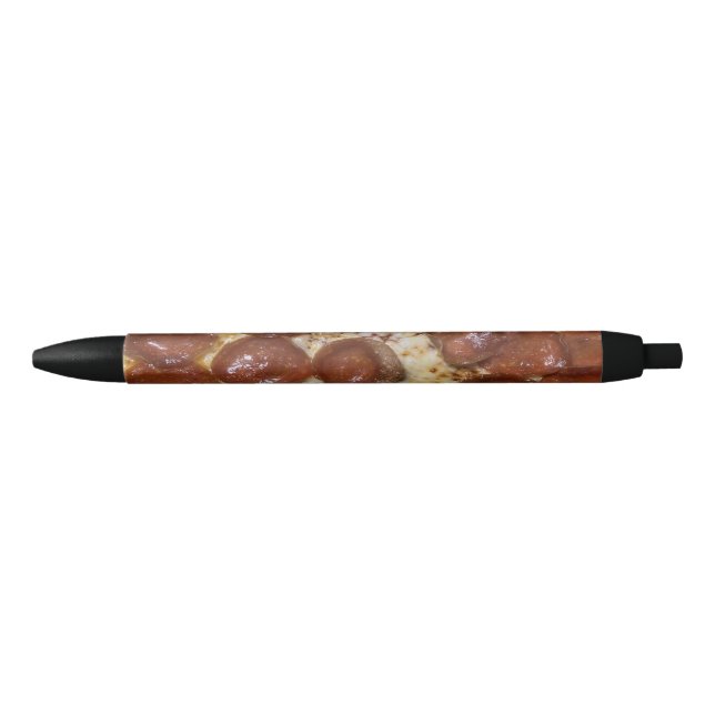 Caneta Preta Pepperoni Pizza (Frente)