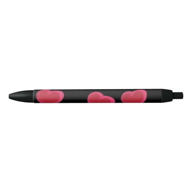 Caneta Preta Personalisierter Stift Herzmuster Kugelschreiber (Frente)