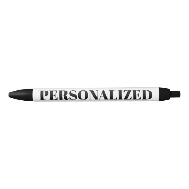 Caneta Preta Personalize o Seu (Frente)