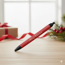 Personalized Merry Christmas Text Mark Pen for Hol