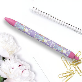 Caneta Preta Personalized Name Cute Stuffed Animal Bunny