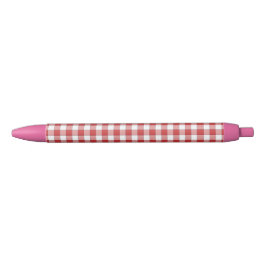 Caneta Preta Picnic branco equino elegante do interior checado