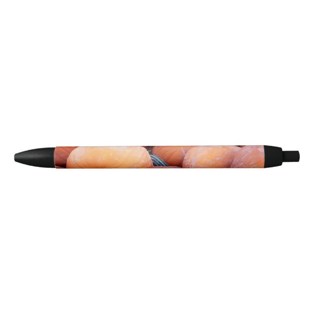 Caneta Preta Pilha de Abóbora Queda (Frente)