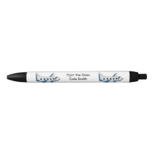 Caneta Preta Piloto de Avião ou Design de Voo