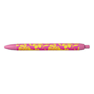 CANETA PRETA PINK BIKINI (PINCO QUENTE/AMARELO)