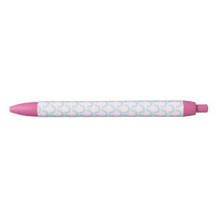 Caneta Preta Pink do arco-íris de pastel