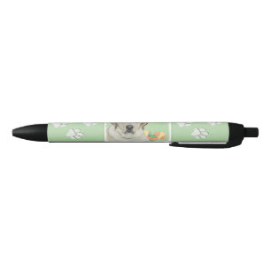 Caneta Preta Pintura de Tênis e Retriever Amarelo