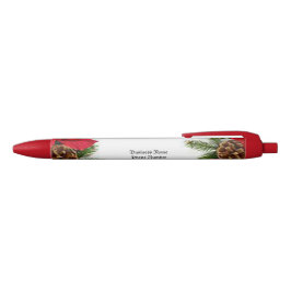 Caneta Preta Poinsettia