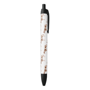 Caneta Preta Pônei Das Américas Marrom Claro Aquarela