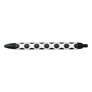 Caneta Preta Pontilha o preto sem emenda do teste padrão + sua