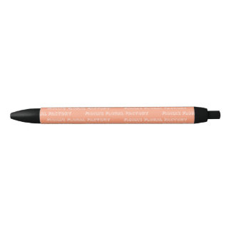 Caneta Preta Por do sol Salmon personalizado