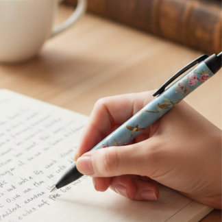 Caneta Preta Powder Blue Chinoiserie Archive Scholar Pen