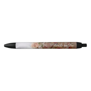 Caneta Preta Presente de chá de noiva para noiva floral