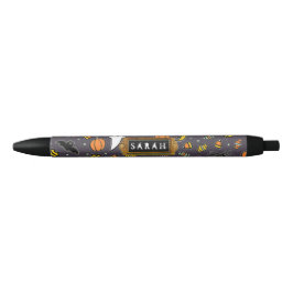 Caneta Preta Presente Personalizado de Halloween