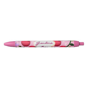 Caneta Preta Presente personalizado e customizado de borboleta