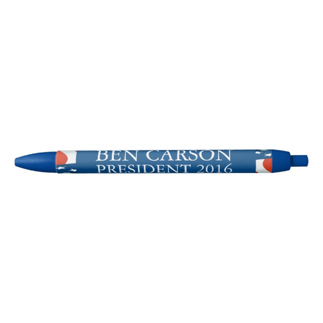 Caneta Preta Presidente 2016 de Ben Carson (Frente)
