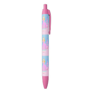 Caneta Preta Princesa de Fairytala no Partido de Birthaday Rosa