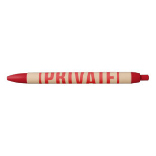 Caneta Preta Privado