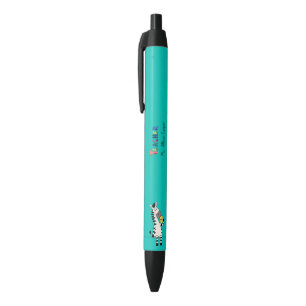 Caneta Preta Professor de Zebra Fofo
