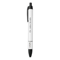 Profissional Médico Simples Asclepius Preto Branco