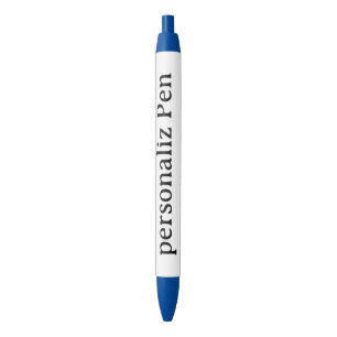 Caneta Preta Projete seu próprio azul personalizado
