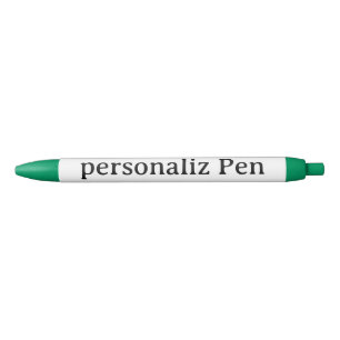 Caneta Preta Projete seu próprio verde personalizado