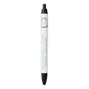 Caneta Preta Promocional de logotipo comercial personalizado Aq