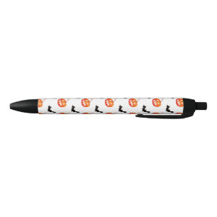 Caneta Preta Pumpkins e Morcegos, Truque ou Tratar, Boo